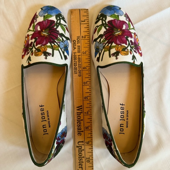 Jon Josef linen flowered loafers brand new - Picture 5 of 6